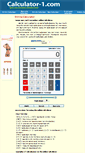 Mobile Screenshot of calculator-1.com